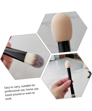 Mikinona Double-ended Makeup Brush Plastic Miss Non Latex Liquid Foundation Brush - Buy Online on GoSupps.com