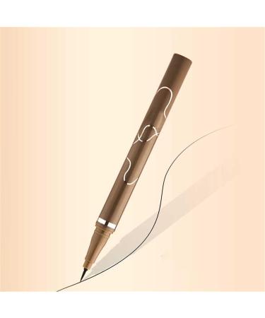  Generisch Fine waterproof precise liquid black eyeliner pencil for women 1 ml. Clean brush compatible with the Power Den function (Black One Size) - Buy Online on GoSupps.com