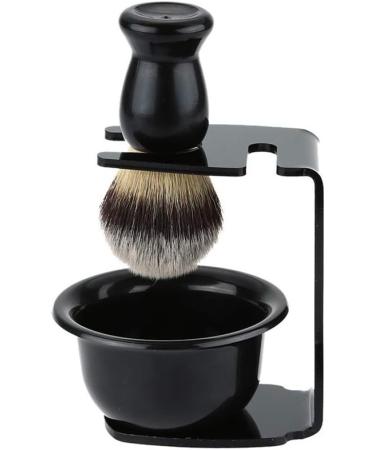 Penggenga 3 in 1 Shaving Set for Men - Black Gift Set with Shaving Brushes Soap Bowl & Stand - Perfect Manual Shave Accessory - Buy Online on GoSupps.com