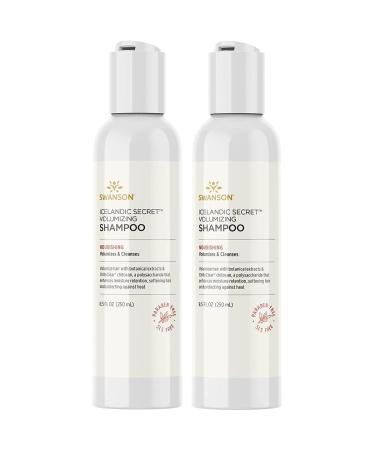 Swanson Icelandic Secret Volumizing Shampoo with Chitoclear 8.5 fl Ounce (250 ml) Liquid (2 Pack)