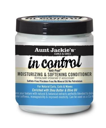 Aunt Jackie's In Control 9oz - Anti-Poof Moisturizing & Softening Conditioner | Nourish & Define Curls | International Shipping Available - Buy Online on GoSupps.com