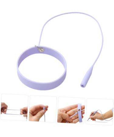 MERRYHAPY Tweezers Silicone Bracelet Lash Extension Tool Makeup Eyelash Tool Lash Holder Lashes Tweezers Eye Lash Separator Tool Lash Tweezers Wrist Band Strap Purple - Buy Online on GoSupps.com