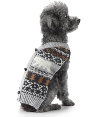 ABRRLO Christmas Dog Sweater - Warm & Cozy Polar Bear Design for Small & Medium Dogs (XS) - Buy Online on GoSupps.com