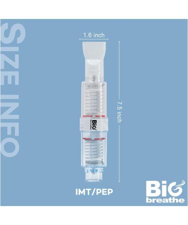 Bigbreathe IMT/PEP | Three-Mode Breathing Exerciser for Seniors - Smooth Mucus Removal & Lung Expansion Device - Easy to Use & Clean - Buy Online on GoSupps.com