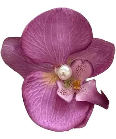 New 2025 1Pcs Duckbill Clip Orchid Butterfly Phalaenopsis Pearl Hair Styling Tools Bow Flower Hair Clips Jewelry Fashion Accessories Creative Gift - Buy Online on GoSupps.com