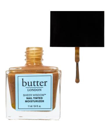 butter LONDON Sheer Wisdom Nail Tinted Moisturizer Medium - Hydrating Nail Treatment - Buy Online on GoSupps.com