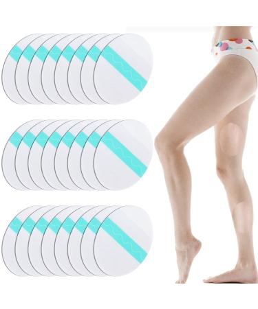 kekafu 24Pcs Thigh Tapes Invisible Anti Chafing Thigh Tape, Anti-Chafing Sticker Paste for Thigh Inner Clear Thigh Bands Disposable Body Anti-Friction Pads