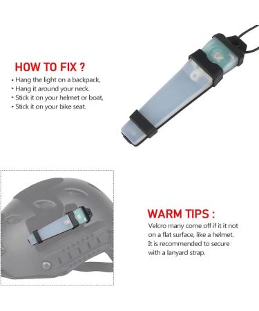 2Pcs FMA Helmet Safety Flashing Signal Lights for Outdoor Activities - Buy Online on GoSupps.com