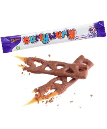 10 x VIMIX Curly Wurly Chocolate Bar 21.5g - Buy Online on GoSupps.com