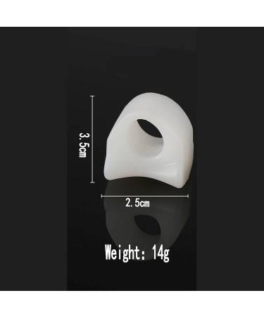 RG Toe Separator for Bunions - Exfoliating Foot Pads | Plantar Care Tools - Soft White - Buy Online on GoSupps.com