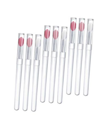 Beavorty 9 Pcs Lip Brush Lip Applicator Lip Gloss Applicator Lip Applicator Lipstick Brush Lip Makeup Brush Small Makeup Brush Lip Gloss Brush Lipstick Applicator Lip Brush 10.80X0.90X0.90CM Assorted Color