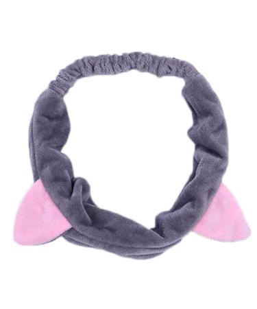 Vectexi hair band cat ear form hair band hair band with face for make-up wash your face pack with 1 fabric 5 circumference stylish