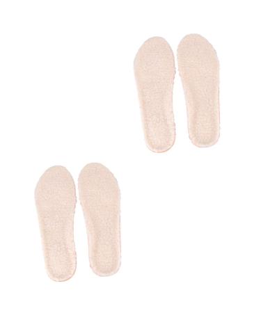 FRCOLOR 2 Pairs Shoe Pads Foot Care Insoles Winter Insoles Shoe Cushions Warm Insoles Sports Insoles