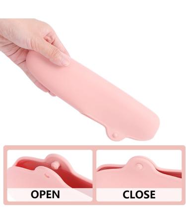USTNIR Makeup Brush Holder Portable Silicone Magnetic Closure Facial Brush Holder Soft and Elegant Perfect for Travel - Buy Online on GoSupps.com