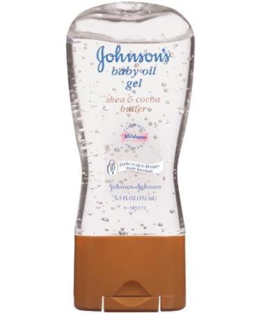 Johnson's Baby Oil Gel 6.5oz (Pack of 2)