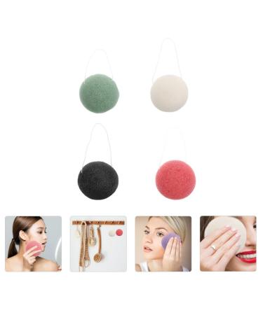 FRCOLOR 4pcs Konjac Sponge Set | Deep Cleansing Facial Tools | Gentle Skin Care & Face Wash Sponges - Buy Online on GoSupps.com