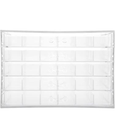 HURRISE Transparent Storage Box Empty Storage Box High Applicability Manicure Store Beauty Salon Woman for Home - Buy Online on GoSupps.com