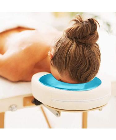 Soft Silicone Face Down Pillow for Relaxing Face SPA - Blue - Buy Online on GoSupps.com
