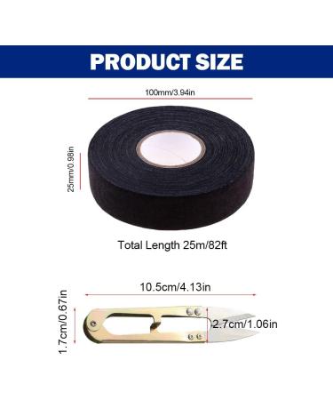 Qeeroyo 25m Ice Hockey Handle Band - Anti-Slip Grip Sports Tape for Hockey Rackets Durable Black Racket Strap - Buy Online on GoSupps.com