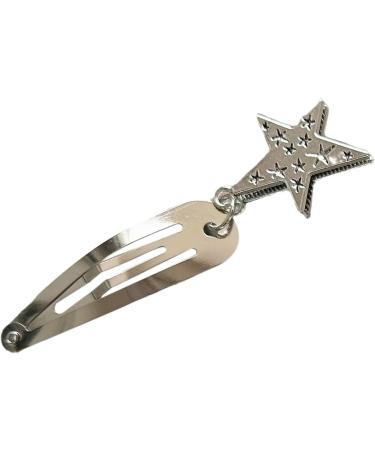Women Hairpin Hair Clip Star Children Stage Flicker Pendant Simple Star 2000s Girls Headdress Hair Barrette - Buy Online on GoSupps.com