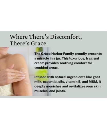Grace Harbor MSM Cream Variety 3 Pack Daily Skin Joint and Muscle Rub Best Goat Milk Unscented Baby Lotion for Severly Dry Skin Therapeutic Essential Oils and Fragrance Free 4 oz 4 oz - 1 Scented 2 Unscented - Buy Online on GoSupps.com