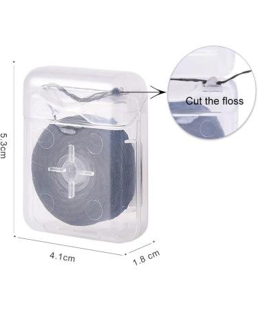 Bamboo Charcoal Dental Floss Waxed Dental Floss Mint-Flavor 55 Yards (Pack of 4) with a Portable Box - Buy Online on GoSupps.com