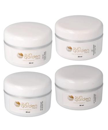 UV Gel Set Classic - 4 x 30ml Base Builder French & Finish Gel | International Shipping Available - Buy Online on GoSupps.com