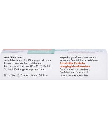 Echinacea-Ratiopharm 100 mg Tablets - Boost Immunity - 20 pcs | Fast International Shipping - Buy Online on GoSupps.com