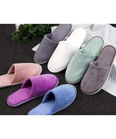 Toruiwa 5 Pairs of Cotton Hotel Slippers - Universal Size Ideal for Hospitality & Travel - Buy Online on GoSupps.com