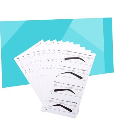 POPETPOP 30Pcs Eyebrow Stencils Perfect Eyebrow Eyebrow Stencils Reusable Eyebrow Stencils Eyebrows Shape Reusable Eyebrow Stamp Stencil Kit Seal Eyebrow Shape - Buy Online on GoSupps.com