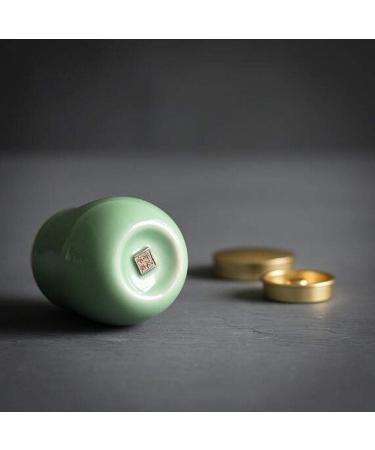 Portable Sealed Pill Box | Mini Ceramic Medicine Bottle | Ideal for Medicinal Powder Storage - Buy Online on GoSupps.com