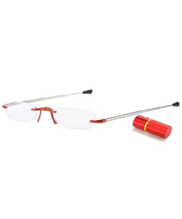 Lanomi mini foldable reading glasses men women small compact foldable reading aid.
