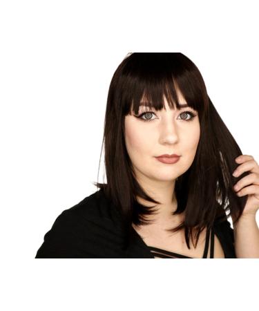 Prettyland Women s Black Matte Straight Wig - Medium Length Bob with Bangs | Static Free Realistic Hair C969 - Buy Online on GoSupps.com