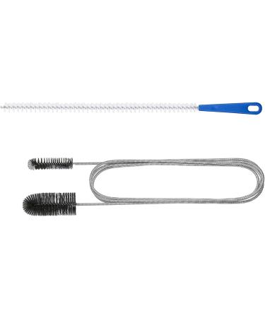 61inch Double Ended Nylon Pipe Cleaner Brush Drain Unblocker Tools with 17inch Sink Unblocker Brush for Plug Hole - Buy Online on GoSupps.com