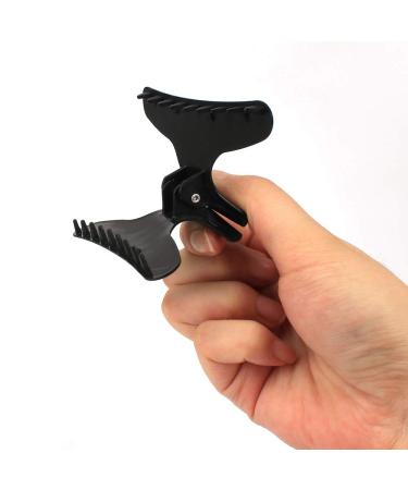 CIEHER 24 Pack Butterfly Hair Clips for Women - Styling Sectioning and Chip Clips - Black and White - Buy Online on GoSupps.com