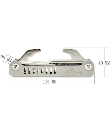 GEZICHTA 13-in-1 Stainless Steel Diving Repair Multi Tool for Scuba & Snorkeling - Buy Online on GoSupps.com