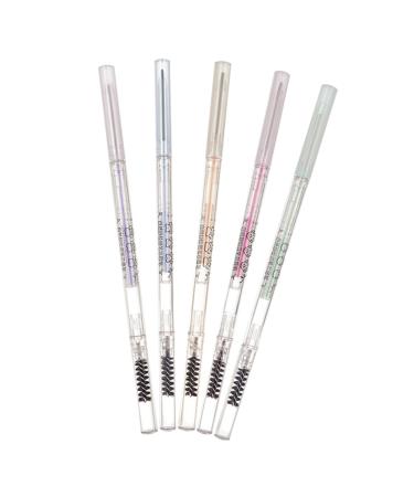 Baluue 5pcs Eyebrow Makeup Pencils Ash Brown Eyebrow Pencil Best Eyebrow Pencil Pencils with Plastic