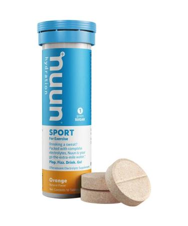 Nuun Active Hydration Tablets - Orange Box of 8 Tubes | International Shipping Available - Buy Online on GoSupps.com