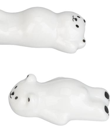 Cute Bear Nail Art Pen Holder Ceramic Material Stable Base Set of 4 Nail Art Pen Bracket Desktop Organizer for Home and Salon - Buy Online on GoSupps.com