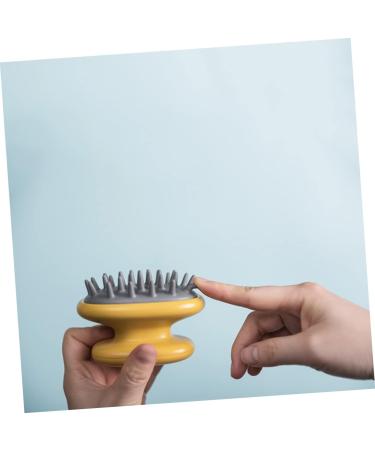 Fomiyes 2-in-1 Silicone Shampoo Massage Comb & Scalp Massager - Ideal for Hair Washing & Helmet Protection - Buy Online on GoSupps.com