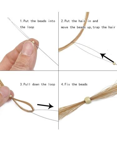 200pcs 3.0mm Silicone Nano Rings Blonde - Hair Extension Micro Beads Links - Buy Online on GoSupps.com