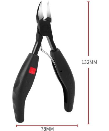 SVAASA Nail Clippers Professional Heavy Duty Thick Toe Nail Clippers Beauty Pedicure Cuticle Nipper Nail Groove Clamp Bent Nose Plier Nail Tools - Buy Online on GoSupps.com