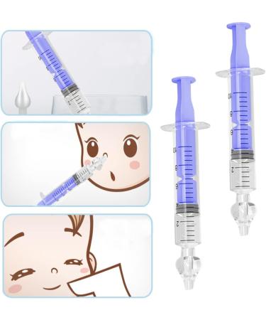 2Pcs Baby Nasal Aspirator - Reusable Silicone Suction Tip for Safe and Comfortable Nose Cleaning - Buy Online on GoSupps.com