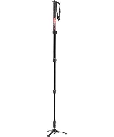 Manfrotto Element MII Video Aluminium Fluid Monopod  Slim and Lightweight  Loads up to 16kg  Foldable Fluid Base  4 Sections  Twist Locks  for mirrorless and DSLR Cameras ELMI 4 SEC - Buy Online on GoSupps.com