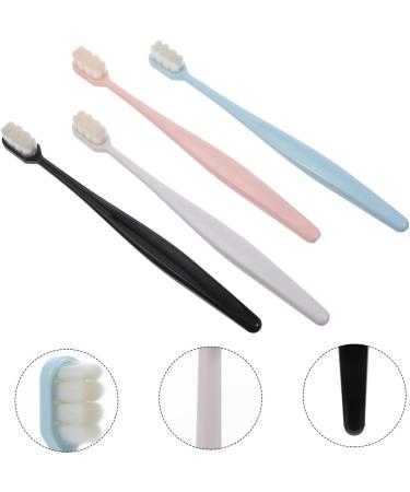 Buy Sewoart 4-Piece Soft Toothbrush Set for Kids & Adults | Travel-Friendly Coal Toothbrushes - Buy Online on GoSupps.com
