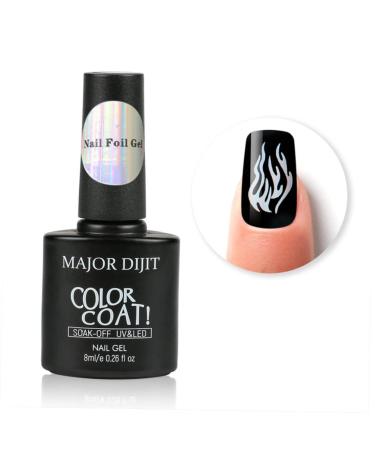 Healeved Nail Tips Transfer Manicure Diy Art Nail Tips Decorations Glue Holographic Nail Stickers Nail Art Foil Glue Nail Foil Sticker Glue Nail Gel Polish Glue Artificial Nails Repair Glue 7*3.3*1cm Black - Buy Online on GoSupps.com