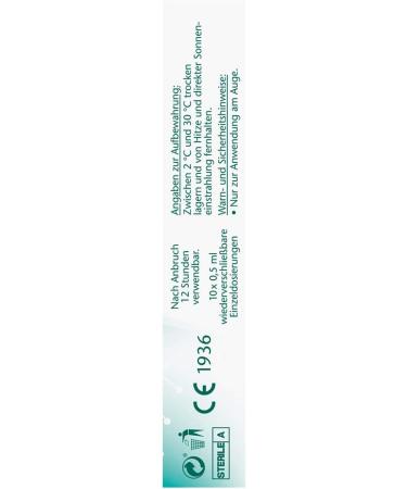 Double-Heart Eye Drop Extra Hyaluron 0.4% | Moisturizing Relief for Dry & Irritated Eyes | 10 x 0.5 ml (Pack of 2) - 20 Pack - Buy Online on GoSupps.com
