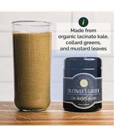 Dr. Cowan's Low-Oxalate Organic Greens Refill Pouch - Kale, Mustard, Collard Greens | USA Grown - Buy Online on GoSupps.com