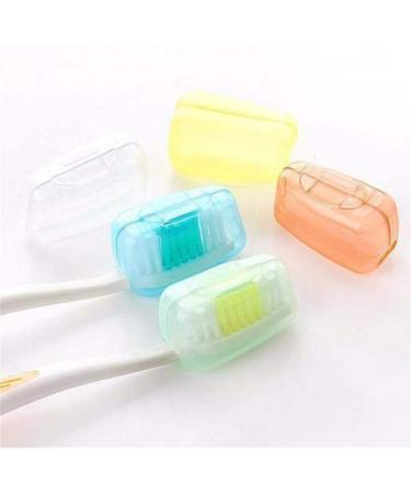 LAVALINK 5pcs Portable Travel Toothbrush Head Caps - Germ Protection Toothbrush Case for Health & Hygiene - Buy Online on GoSupps.com