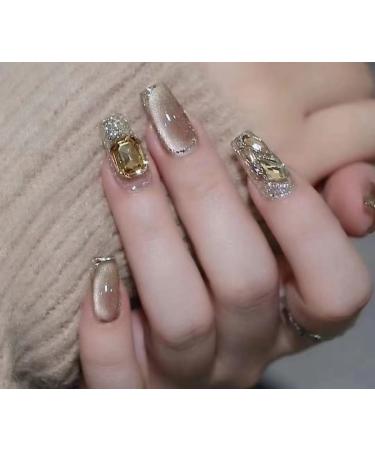 Temperament manicure hand-made manicure wearing a short nail drilling and whitening finished T-shaped detachable.(M) - Buy Online on GoSupps.com